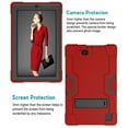 thumbnail image 5 of FIEWESEY for RCA 11 Delta Pro Case,Hybrid Full-Body Shockproof Armor Defender Rugged Protective Case Cover with Stand for RCA 11 Delta Pro/RCA Premier 11.6 Inch/RCA Galileo Pro 11.5 Inch(Red+Black), 5 of 6