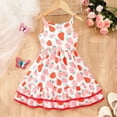 thumbnail image 5 of Cathalem Dress for Girls Cute Toddler Girl Summer Dresses Kids Sleeveless Casual Dress(Red,7Y), 5 of 7
