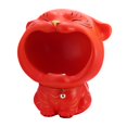 thumbnail image 1 of GROWTH TANK Key Storage Box Tigers Statue Jewelry Holder Coins Candy Dish Sundries Red, 1 of 6