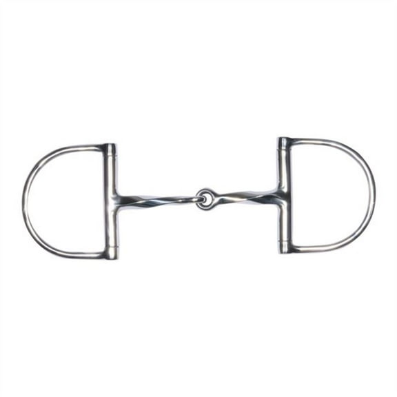 Schneiders FES Slow Twist D Ring Snaffle Horse Bit | Superior Horse Control
