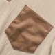 thumbnail image 4 of Blusa y camisa de manga corta con cuello vuelto para hombre, moda informal, color liso, con bolsillos, botones, solapa, versátil, de poliéster., 4 of 6