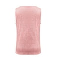 thumbnail image 5 of ClodeEU Women's Sparkly Sequin V Neck Tank Tops ,Sleeveless Glitter Night Out Top Pink,Womens Plus L, 5 of 6