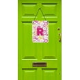 thumbnail image 2 of Carolines Treasures CJ2005-RDS1216 Letter R Flowers And Butterflies Pink Wall and Door Hanging Prints, 2 of 2