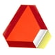 thumbnail image 4 of Pegatina triangular reflectante para vehículos de movimiento lento, señal triangular, repuesto práctico para carrito para exteriores, 4 of 9