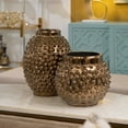 thumbnail image 4 of Elk Home Dorus 12.75-Inch Tall Decorative Vase in Gold - Set of 1, 4 of 4