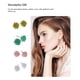 thumbnail image 4 of Sonducket Pendientes con forma de flor de 2 piezas, joyería rosa, accesorio de moda para niñas, pendientes dulces, plateada para boda Ropa, zapatos y accesorios Miscelánea Azul, 4 of 6