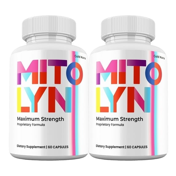 Mitolyn Capsules, Maximum Strength Supplement, Mito lyn Pills Advanced Formula Keto Capsules Natural (2 Pack)