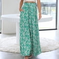 thumbnail image 2 of Printed Casual Pants Boho Style Ladies Oversized Pants Loose Fit Vacation Outfit, 2 of 7