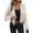 Beige, variant on Women'S Faux Suede Leather Tassel Jackets with Lining Cropped Fringe Coats Fall Fashion Must Haves Beige M