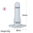 thumbnail image 1 of Tapón anal hueco transparente con forma de corte trasero para hombres, juego de expansión anal con dientes de lobo, juego de pene sexy gay, productos sexuales para hombres, 1 of 5