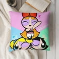 thumbnail image 3 of The Powerpuff Girls Pillow Case Soft Pillow Cover Pillowcase Decorative Cushion Cover Home Decor 18 "x18 ", 3 of 8