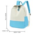 thumbnail image 2 of Teens Backpack Fashion Casual Color Patchwork Student Backpack Travel Backpack, 2 of 3