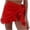 Red, variant on NMMUED Women's Sarong Wrap Swimsuit Cover Up Ruffle Edge Short Beach Skirt Tie Chiffon Bathing Suit Coverups Sheer Bikini Pareo Summer Vacation Resort Wear Beige A