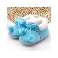 thumbnail image 2 of LEZZO Baby Girl Winter Warm Plush Half Boots Toddler Soft Sole Anti-slip Shoes for 0-18M, 2 of 6