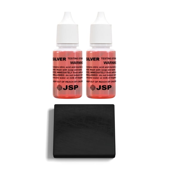 SILVER Test Acid Tester Kit Jewelry .999 .925 Sterling Testing Stone Detect