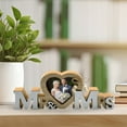 thumbnail image 3 of WNFJR Wooden Letter & Heart Photo Frame - Personalized & Durable for Home Decor, Perfect Gift for Birthdays & Weddings, 3 of 5