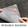 thumbnail image 6 of White Gray Rose Gold Marble Pattern Door Rugs,Washable Non Slip Door Mats Indoor,Decorative Door Mats,Entry Mat Indoor for Entrance,Bedroom,Kitchen,Bathroom,16"x47", 6 of 6