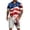Deep Red, variant on Men's Independence Day 2 Pieces Summer Outfits Short Sleeve Button Down Shirts and Beach Shorts US 250 Anniversary Casual Vacation Outfits