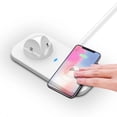 Three In One Multi Function Wireless Charger For Watches Headphones