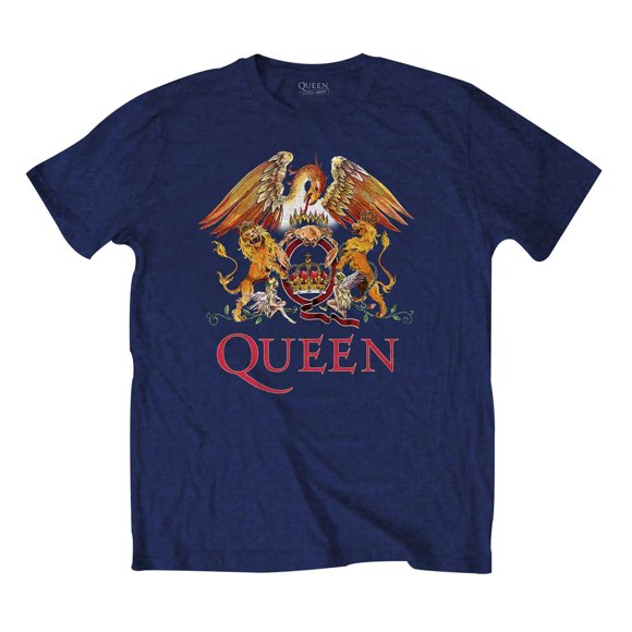 Queen T-Shirt Classique à Écusson pour Adulte
