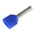 thumbnail image 1 of ASI 2809830 Type Pkt2510 Bleu 14 AWG Double Embout d'Entrée (Lot de 100), 1 of 1