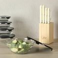 thumbnail image 3 of Gibson Home 74 Piece Pots and Pans Cookware, Plates and Bowls Dinnerware, Cutlery Knife Block, Flatware Utensils, Kitchen Tools & Gadgets, Kitchen Storage, Glasses Set, 3 of 14
