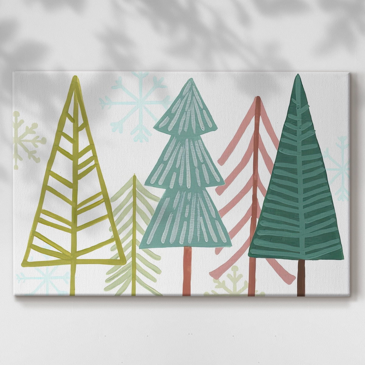 Modern Holiday Collection A- Gallery Wrapped Canvas
