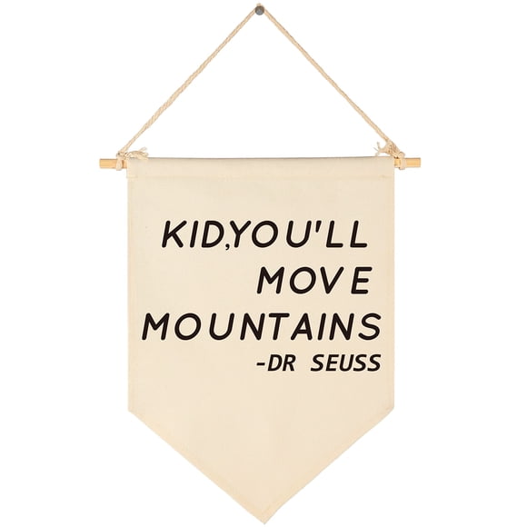 Lienzo Banner FYSIA Kid You'll Move Mountains, 39 x 28 cm