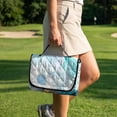 thumbnail image 4 of Pzuqiu Watercolor Sea Turtle Golf Cart Seat Cover with 4 Front Pockets Golf Cart Seat Covers, Soft Foldable Design Quilted Golf Cart Seat Covers, 4 of 9
