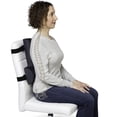 thumbnail image 2 of Soporte lumbar torácico OPTP: soporte completo para la espalda y la zona lumbar para una mejor postura al sentarse, soporte para la parte superior e inferior de la espalda en sillas y cojín para el re, 2 of 5