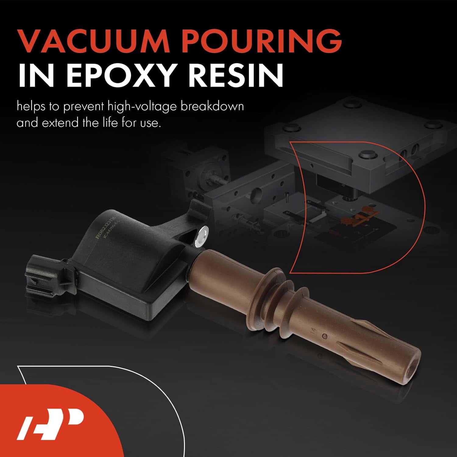 A-Premium Ignition Coil Pack Replacement for Ford Expedition 2008-2014 Explorer Mustang F-150 F53 Lincoln Navigator Mercury Mountaineer 8-PC Set