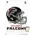 thumbnail image 1 of NFL Atlanta Falcons - Drip Helmet 20 Wall Poster, 22.375" x 34", 1 of 4