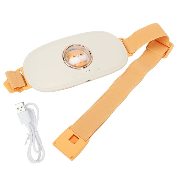 Menstrual Heating Pad Vibration Massager Cramp Heating Belt Waist Support Heating Belt for Period