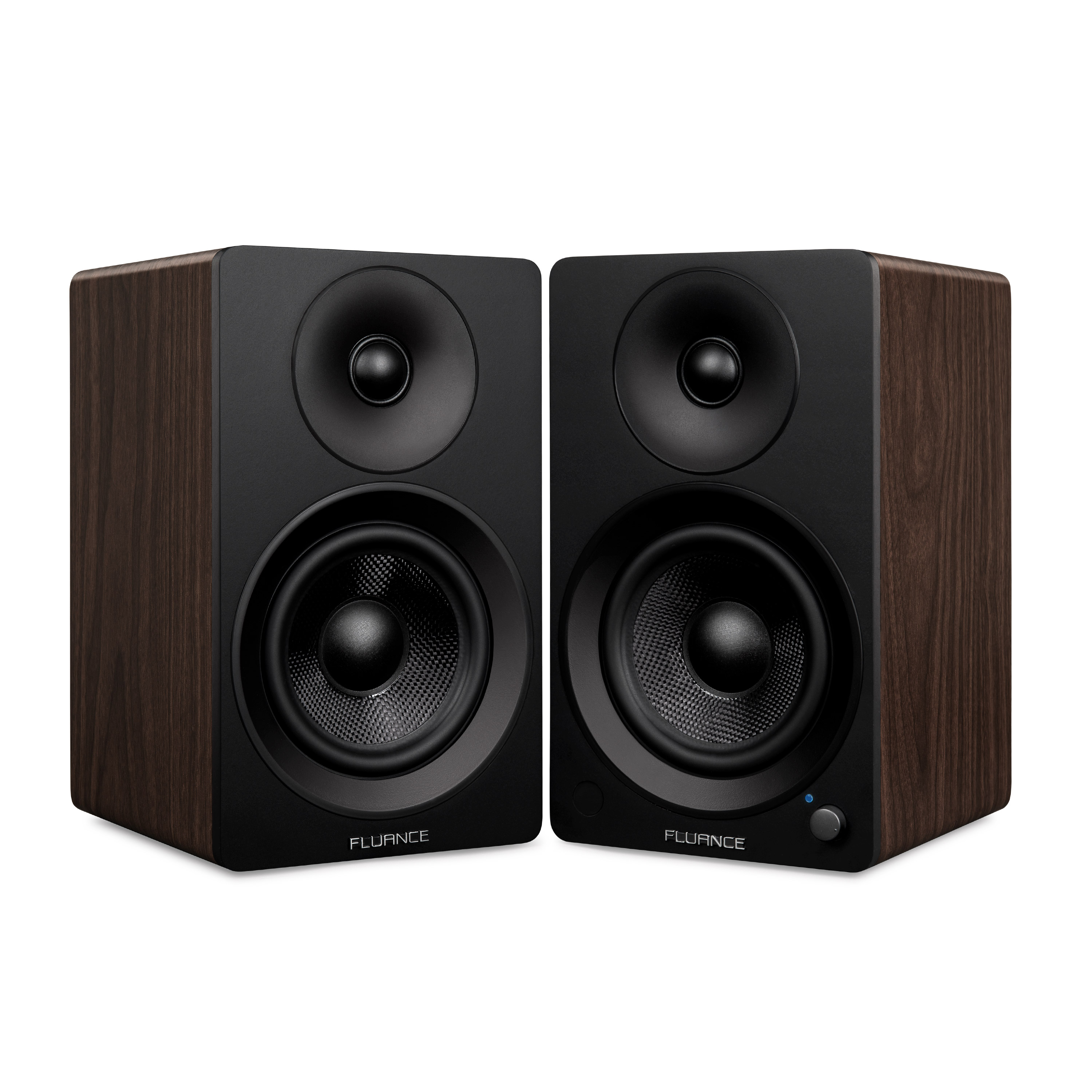 Fluance Powered 6.5" Bookshelf Speakers, 10" Powered Subwoofer, 15ft Sub Cable - image 3 of 10
