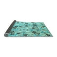 thumbnail image 2 of Ahgly Company Indoor Rectangle Oriental Light Blue Modern Area Rugs, 7' x 9', 2 of 4