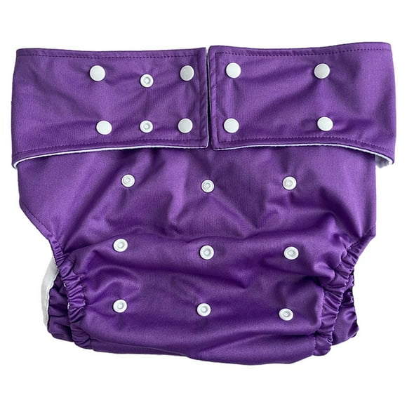 Incontinencia Lavable De Pa?ales Para Adultos Para Personas Mayores Cintura Sin Olor De Gran Tama?o Púrpura Sunnimix Pañal adulto