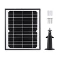 thumbnail image 1 of Panel solar de 6W para cámara exterior inalámbrica Micor USB que carga el cable de 3M, energía solar para timbre, 1 of 5