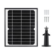 6W Solar Panel for Wireless Outdoor Camera Micor USB charing 3M cable, Solar Power for doorbell