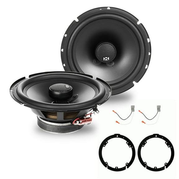 NVX Rear Deck Speaker Replacement Package for 2006-2011 Honda Civic DX 6.5" 2-Way Coaxial Speakers