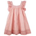 thumbnail image 4 of ContiKids Robes pour Filles Manches à Volants Robe Volante 5 Rose, 4 of 4