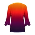 thumbnail image 5 of Babysbule Womens Cardigans Fashion Woman 3/4Sleeve T-Shirt Open Front Cardigan Outerwear Printing Blouse Coat Tops Women's Top Blouse, 5 of 6