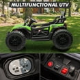 thumbnail image 7 of Yeshouse 24V Kids Ride on UTV, Electric Powered Toddler Ride on Toy Car with Remote Control, LED Lights, MP3 Player, Bluetooth, Green, 7 of 7