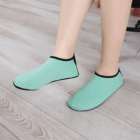 

Hinvhai Fashion Soft Bottom Mute Shoes for Women Clearance Classic Casual Solid Color Quick-Dry Yoga Soft Sole Comfortable Sport Shoes Green 6.5(38)