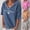 Blue, variant on CHUMUD Womens Hooded Summer Tops Short Sleeve V Neck Heart Hoodies Top Loose Fit Trendy Casual Going Out Clothes (Avail for Plus Size)
