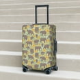 thumbnail image 6 of Uemuo African bush elephant Printed Washable Luggage Cover - Fashion Suitcase Protector Fits 18-32 Inch Luggage-Small, 6 of 7