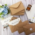 thumbnail image 4 of xianyou-48 PK Wildflower Thank You Cards Bulk - Midsummer Flower Butterfly Design Greeting Cards with Kraft Envelope Sticker Floral Blank Notes for Wedding Baby Shower Bridal Shower Graduation Small, 4 of 4