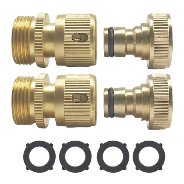 Garden hose connection accessories