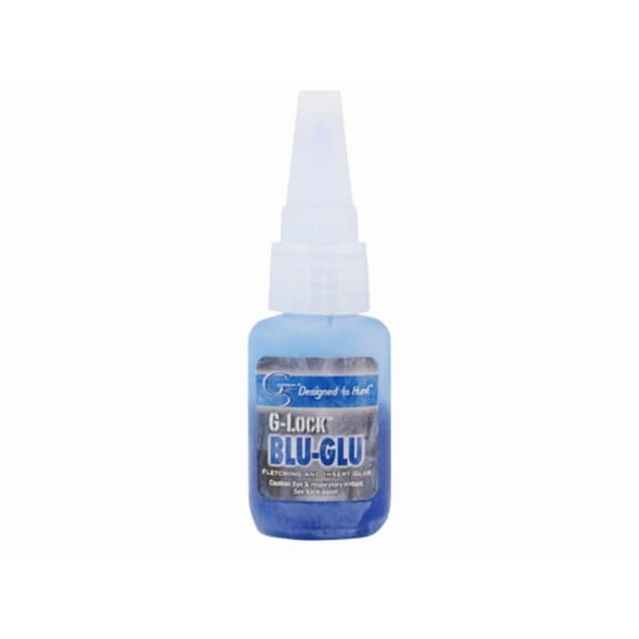 G5 G-Lock Blu-Glu Clear Drying Glue, Blue, 07 oz