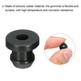 thumbnail image 4 of Uxcell 30Pcs Snap Rubber Grommet Plug Mount Dia 4.5mm ID 2mm Seal Anti-Scratch Electrical Box Cable Pipe Black, 4 of 6