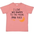 thumbnail image 3 of Inktastic I Love My Pappy to the Moon and Back Boys or Girls Toddler T-Shirt, 3 of 5